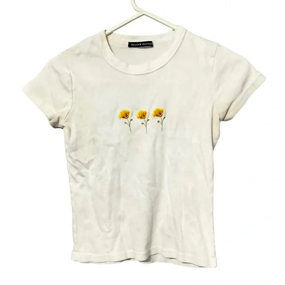 Brandy Melville Poppy Flower Top - Picture 1 of 4